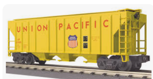 MTH Railking semi scale UP 3 bay PS-2CD covered hopper car, Like New Condition