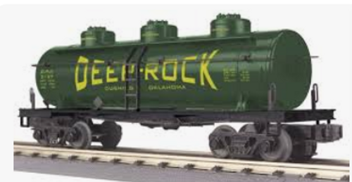 MTH Railking Deep Rock  3 dome Tank Car, 3 rail
