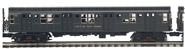 MTH Premier NYCTA D Train R1 subway, 4 car set, 3 rail, P3.0 - The