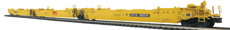 Atlas O DTTX (heritage logo) gunderson 3 section maxi-stack well car ...