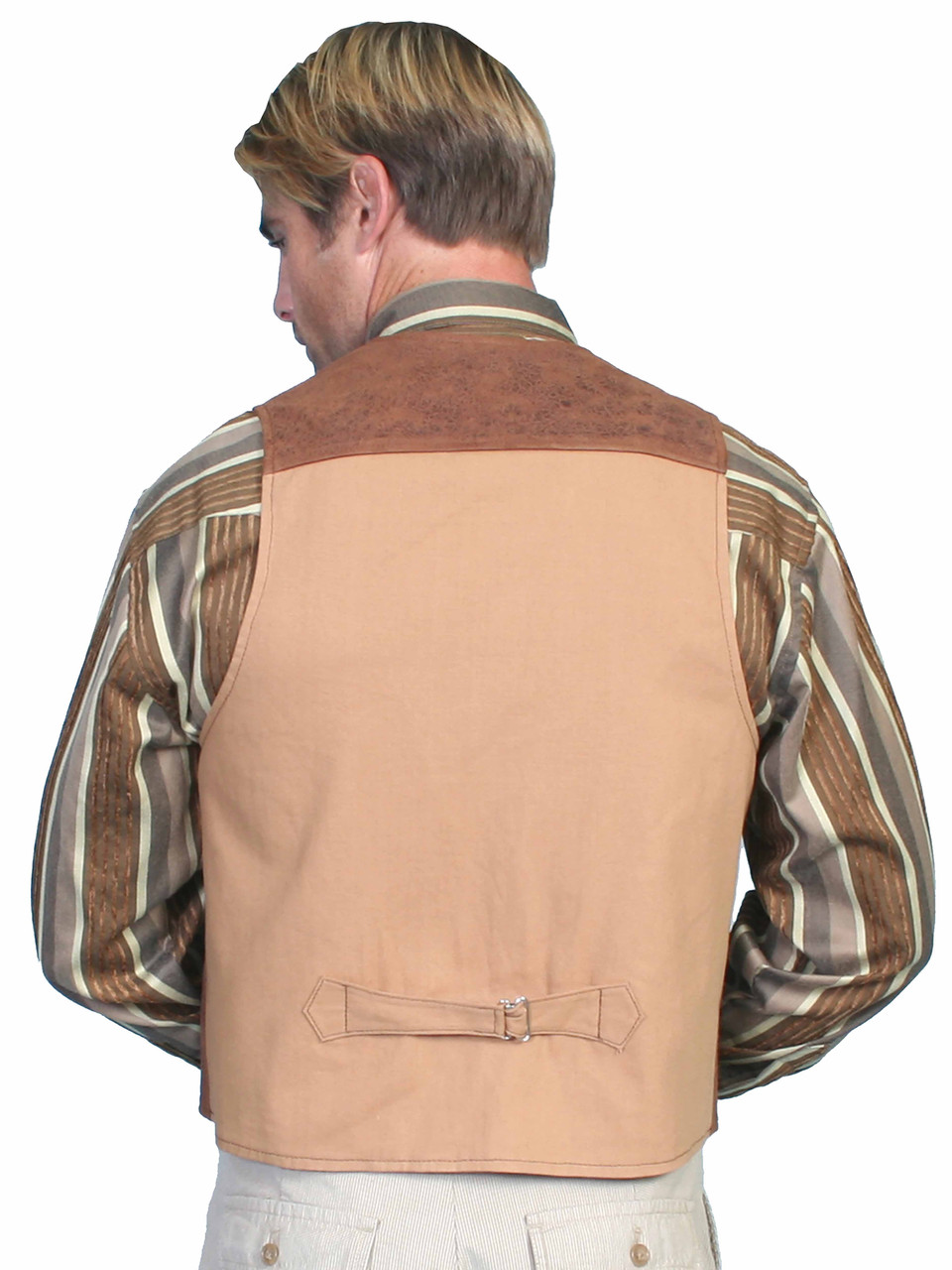 VINTAGE Leather CONCHO Vest 965
