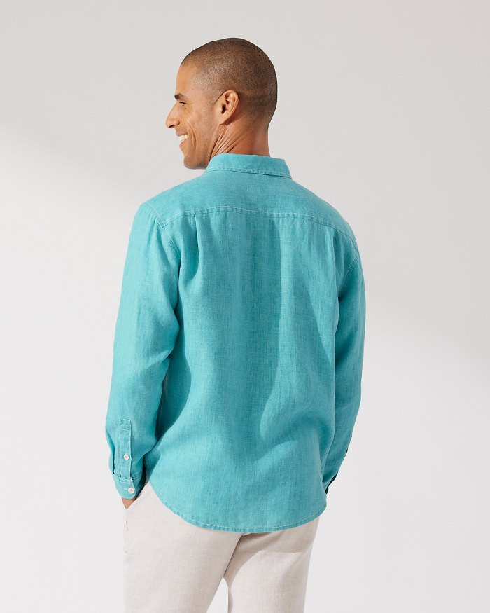 Sea Glass Breezer Linen Shirt TR310622 - Parts Unknown