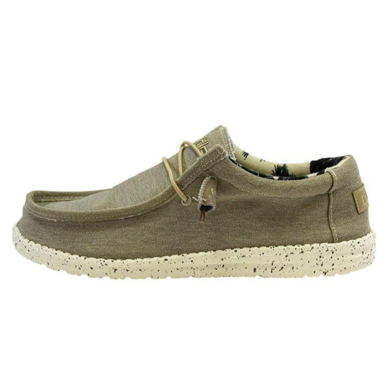 LINING Dlo1 「Canvas」27.5 Hey Dude Wendy Slub Canvas Light Grey
