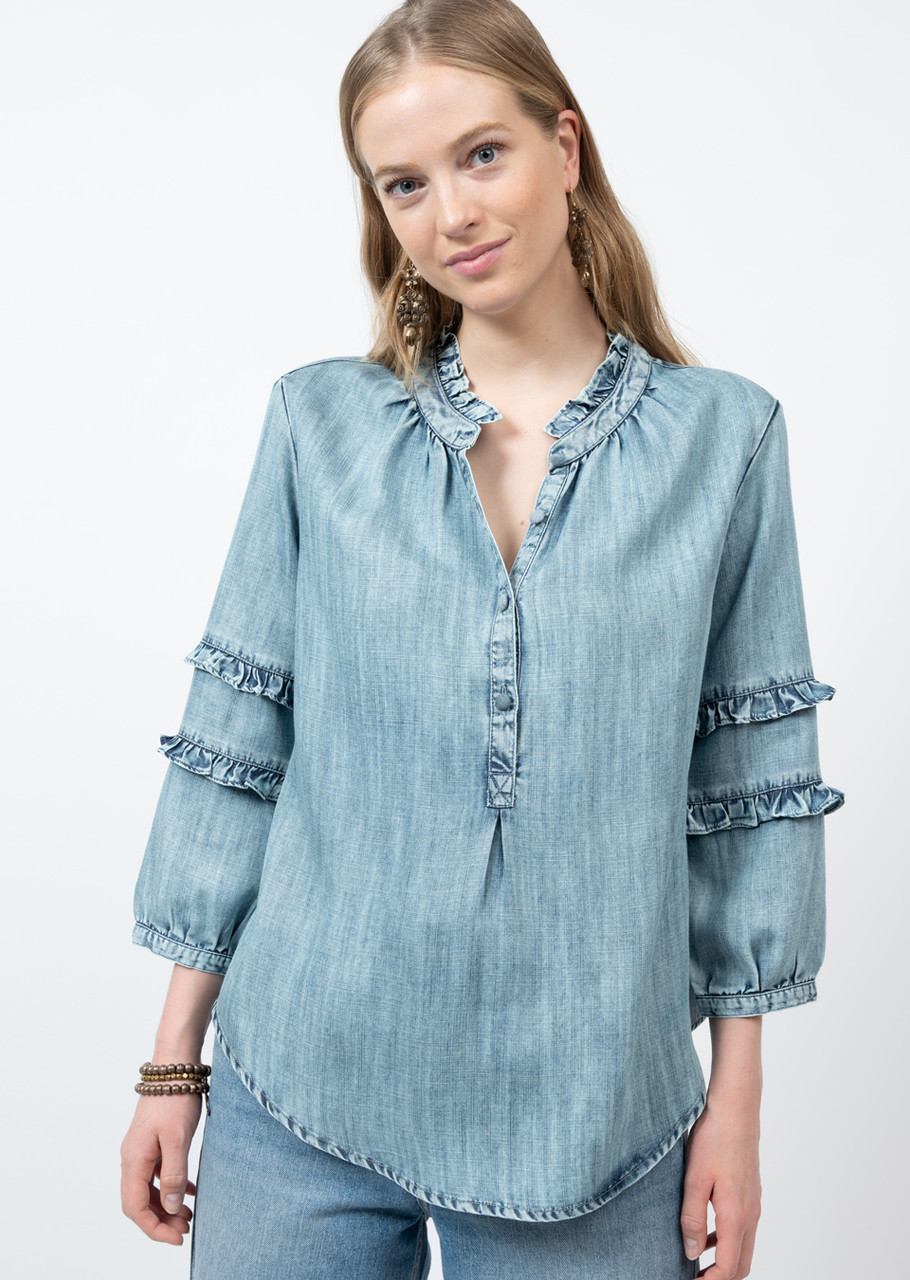 トップス heve  dolman ruffle sleeve BL トップス heve dolman ruffle sleeve BL 公式 heve BL sleeve