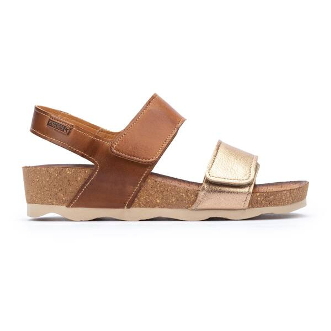 Verona Brown & Beige Wedge Sandal | Italian Womens Shoes — Shops From Italy