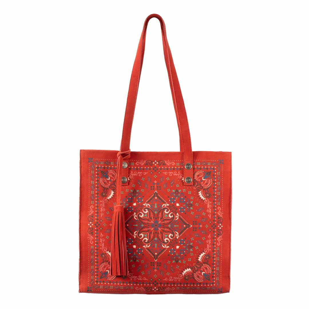 Soft Suede Tote Bag B373 - Parts Unknown