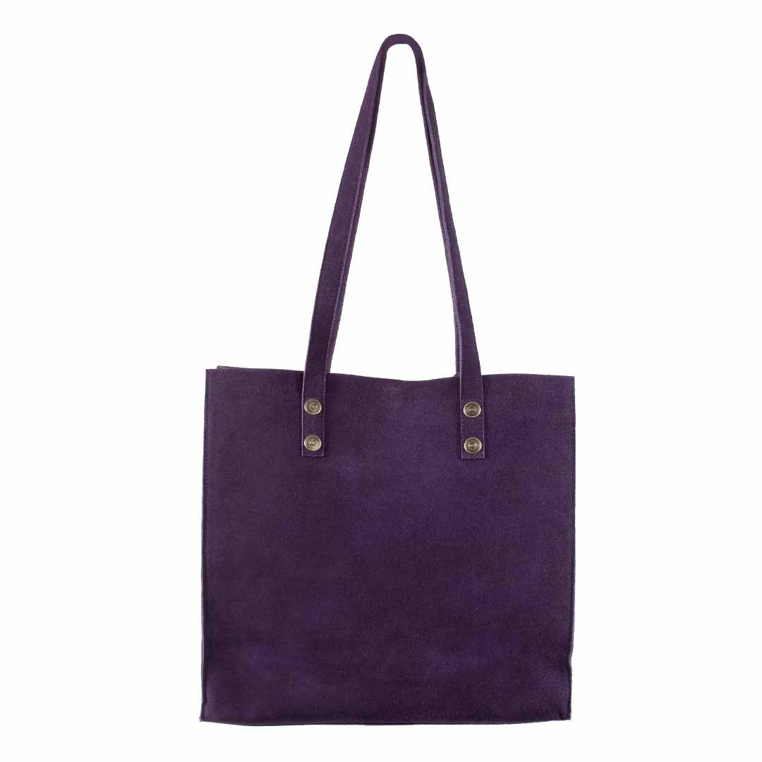 Soft Suede Tote Bag B373 - Parts Unknown