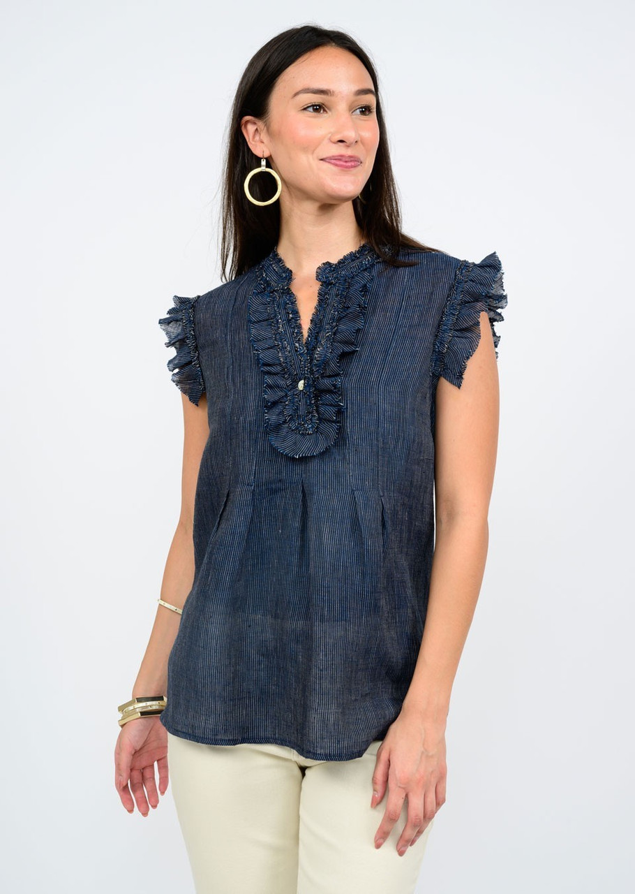 トップス holiday SUPER FINE RUFFLE TOPS (STUMP) holiday SUPER FINE RUFFLE TOPS (STUMP)