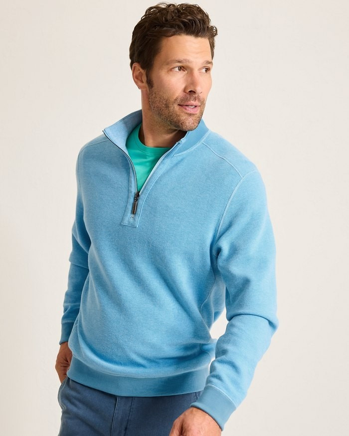 Flip Coast Reversible Half-Zip Sweatshirt ST227124 - Parts Unknown