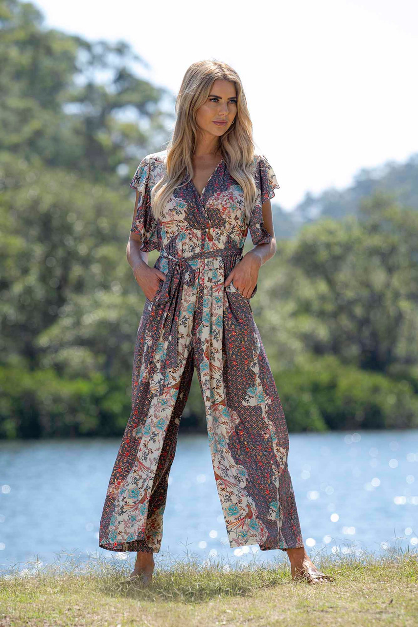 Samara Frill Sleeve Jumpsuit JMP-15-SAMARA - Parts Unknown