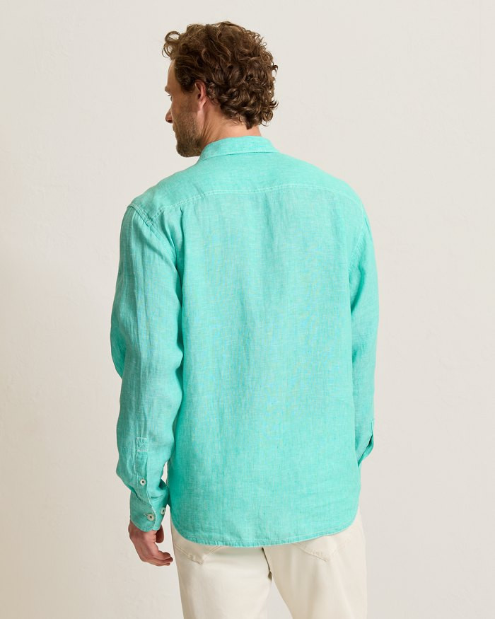 Paradise Breezer Linen Long-Sleeve Shirt,Paradise Breezer Linen