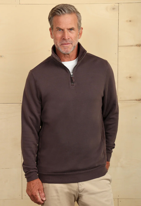 Aspen Cord Fleece Zip Pullover E1M40HFC - Parts Unknown