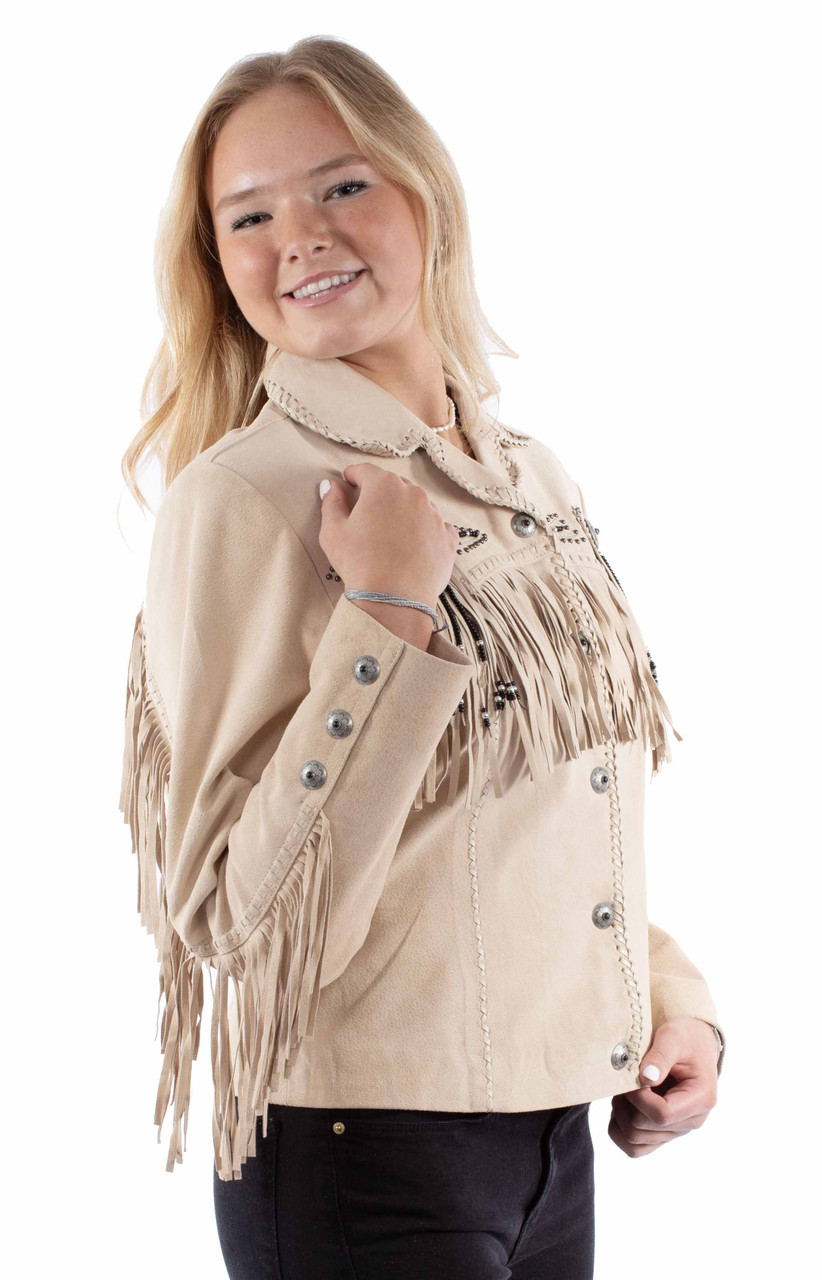 Fawn Fringe and Beaded Jacket L152 - Parts Unknown