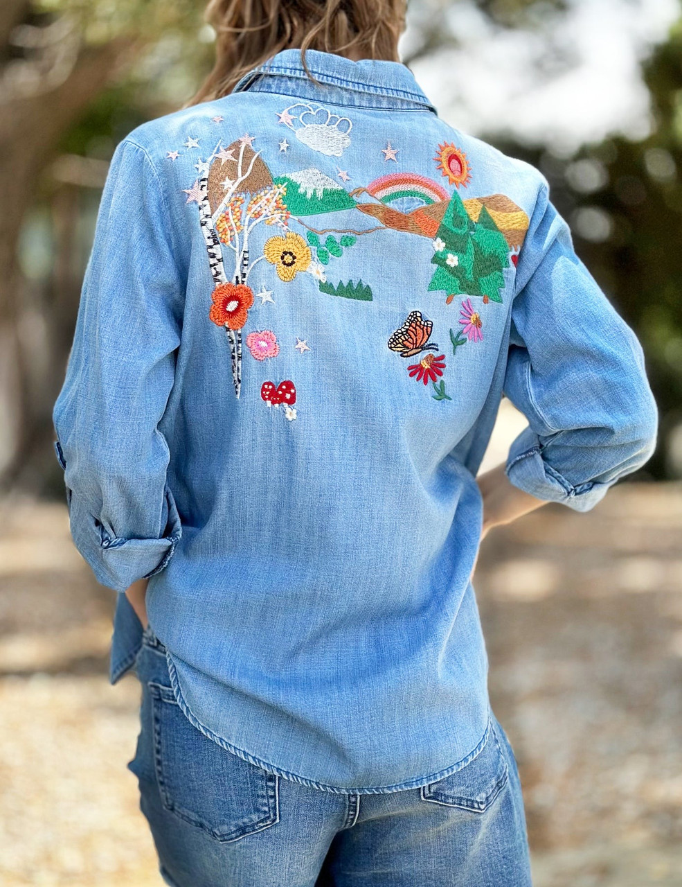HAPPY PLACE EMROIDERED SHIRT BT6400T - Parts Unknown