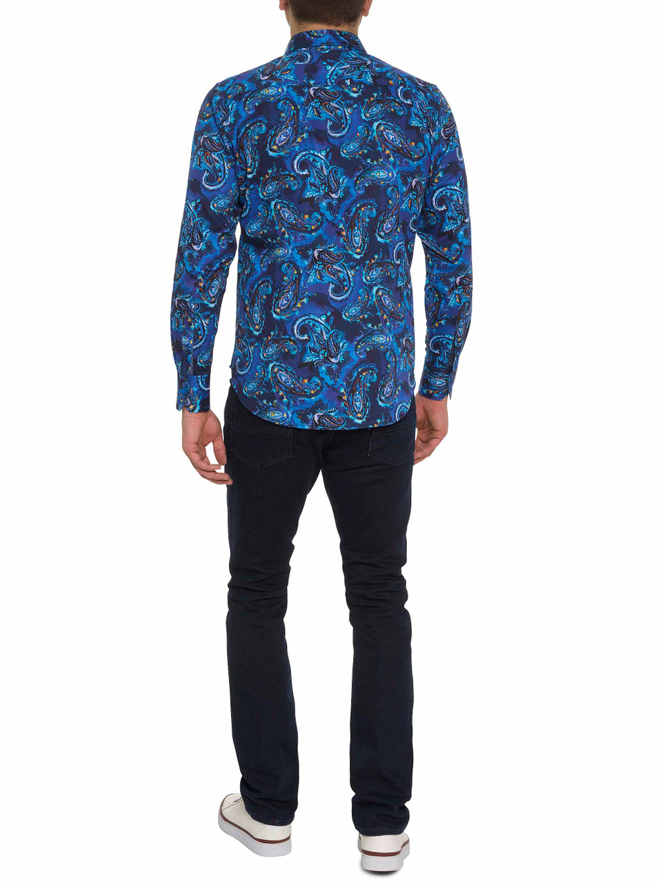 knee length dresses for ladies Robert Graham Buckingham Long Sleeve Button Down Shirt Big main image 1