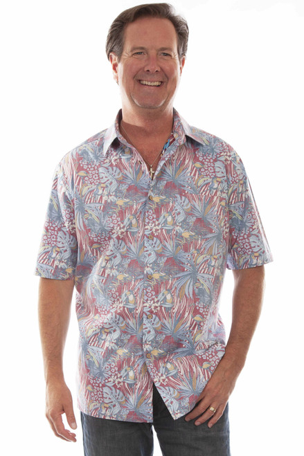 SHORT SLEEVE BIRDS OF PARADISE SHIRT 5313