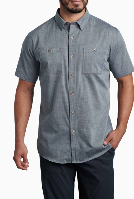 Karib Stripe,Karib Stripe Klassik Fit Short Sleeve Shirt 7460