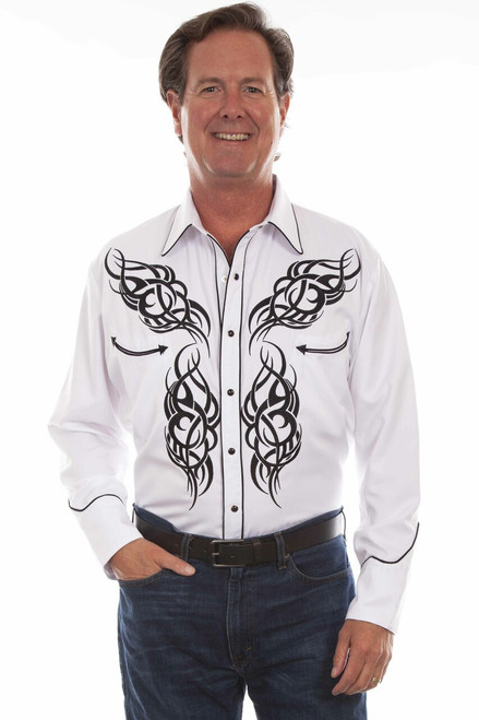 TRIBAL EMBROIDERED SHIRT P-914