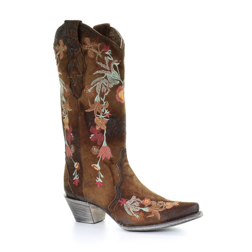 Lamb Floral Embroidered Boot NF A3597