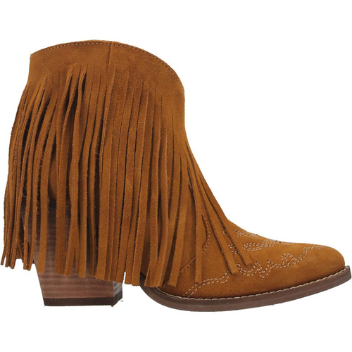 TANGLES FRINGE ANKLE BOOTS DI908