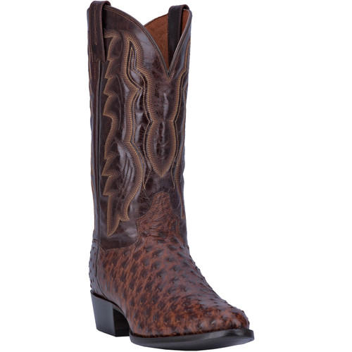 PERSHING FULL QUILL OSTRICH BOOTS DP3016