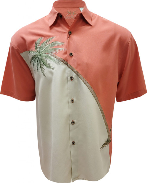 HURRICANE PALM SHORT SLEEVE SHIRT,Hurricane Palm Camp Shirt WB80R