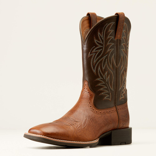 Sport Wide Square Toe Western Boot 35996
