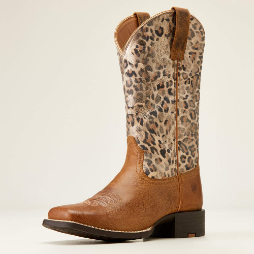 Round Up Wide Square Toe Western Boot 40363