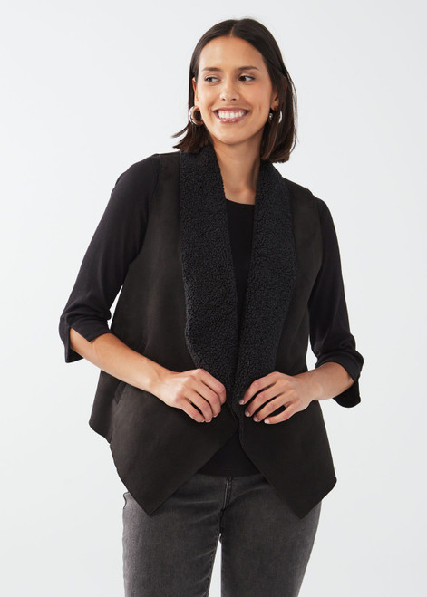 Faux Suede Vest 1164758