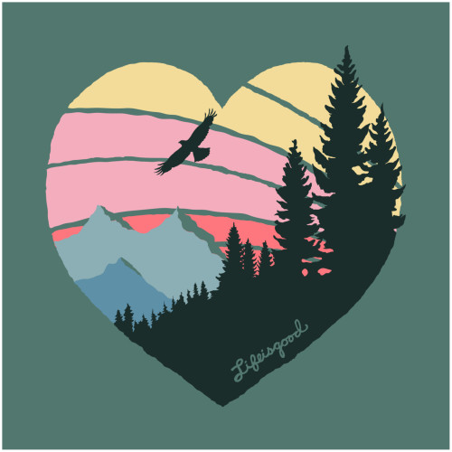 Heart Landscape Tee 107973