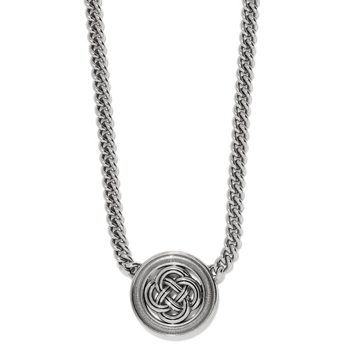 Interlok Bold Medallion Necklace JM7522