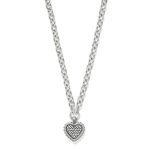 Pretty Tough Weave Heart Necklace JM7537