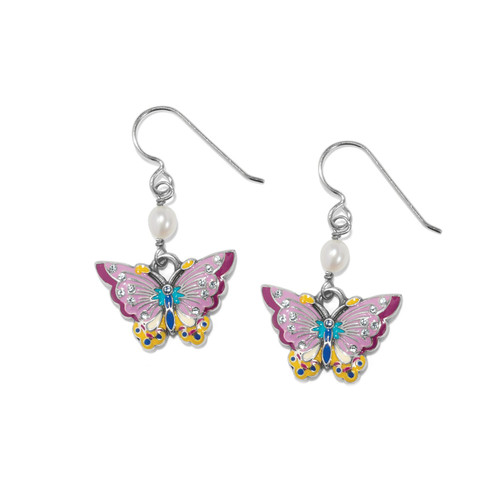 Kyoto In Bloom Butterfly French Wire Earrings JA9961