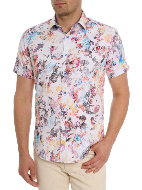 Splash of Color Short Sleeve Shirt RS242030CF