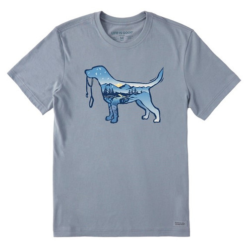 Men's Dog Mountain Scene Crusher Tee 108126