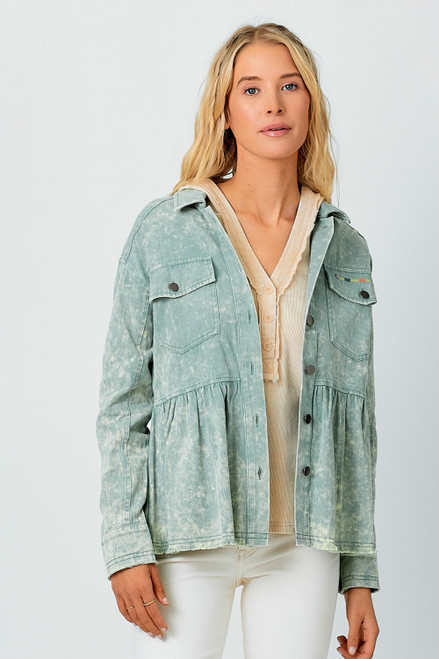 PEPLUM EMBROIDERED JACKET 55929 - Parts Unknown