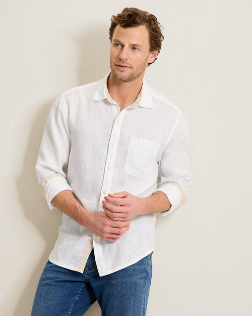 Paradise Breezer Linen Long-Sleeve Shirt,Paradise Breezer Linen Long Sleeve Shirt ST327195