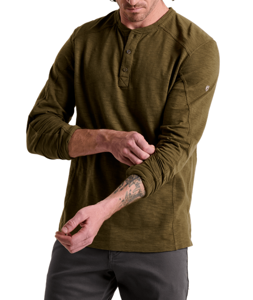 Ruckus Henley Tee Shirt,Rukus Henley Tee Shirt 7585