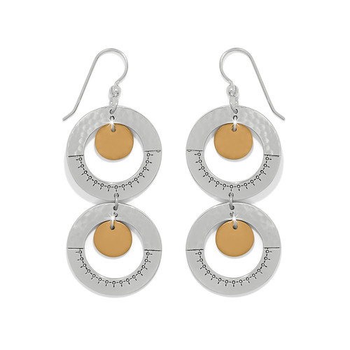 Palm Canyon Two Tone French Wire Earrings JA0188