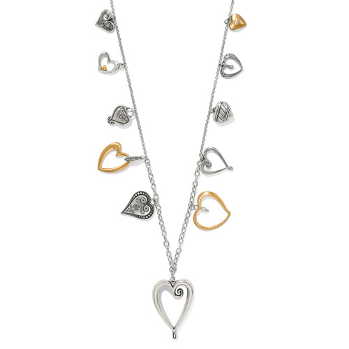 One Heart Large Long Necklace JM0062