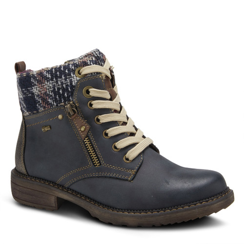 Waterproof Tie/Zip Ankle Boot KHAZERA Waterproof Tie/Zip Ankle Boot KHAZERA