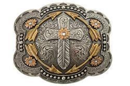 Feather Cross Arrows Buckles 37947