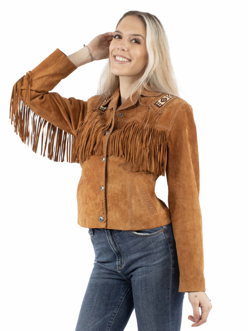 Beaded/Fringe Jacket L758