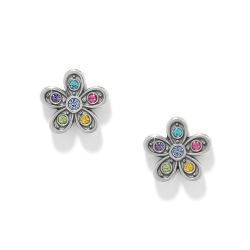 Enchanting Gem Flower Post Earring JA0330
