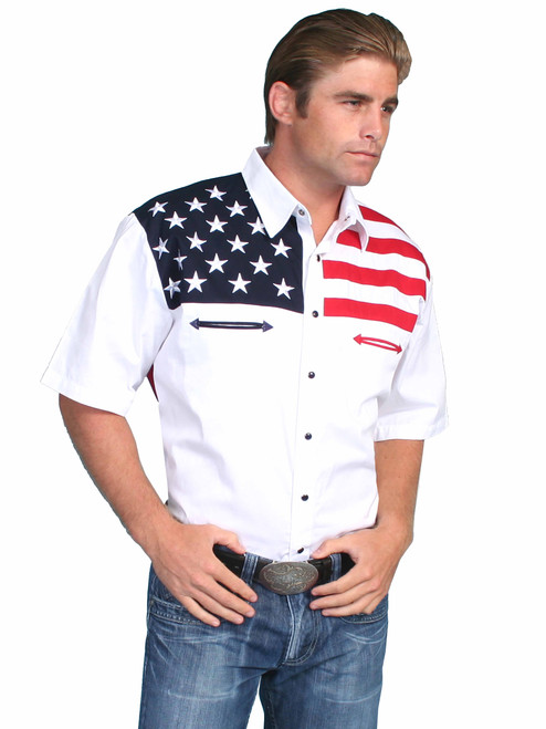 Short Sleeve Color Block Shirt P-756SS