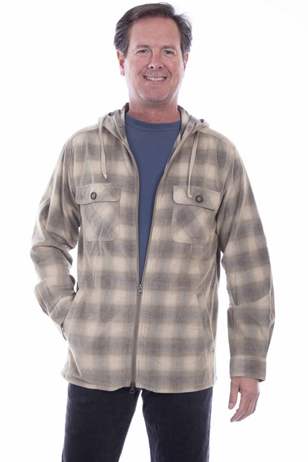 Yard Dye Sherpa Lined Corduroy Hoody 5289