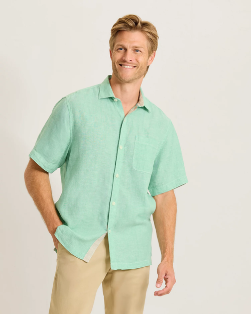 Paradise Breezer Linen Short Sleeve Shirt ST327196