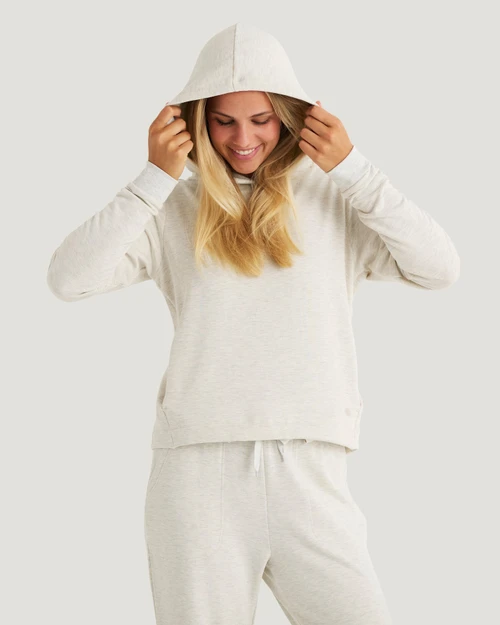 Bamboo Lightweight Cropped Hoodie WLWFLCH