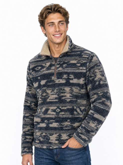 Canyon Stripe 1/4 Zip Sweater G1M42CNF