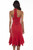 HALTER DRESS WITH RUFFLE TRIM PSL-054